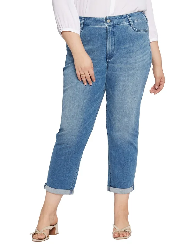 Chic Women's Garments NYDJ Plus Girlfriend Stunning Relaxed Jean