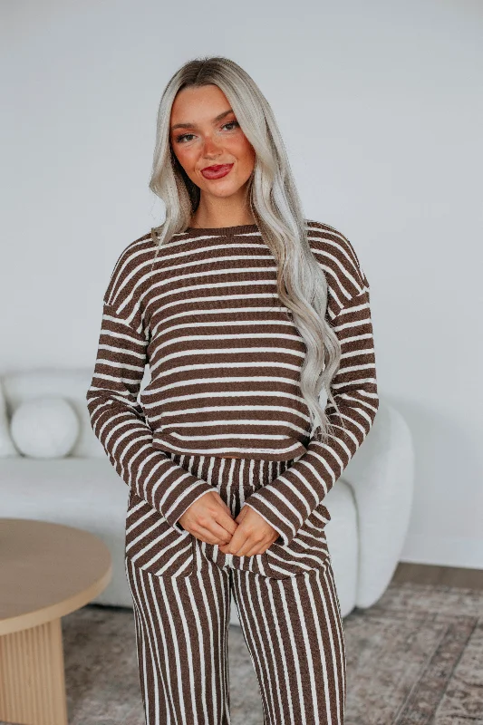 Women's Luxury Apparel Deidre Striped Top