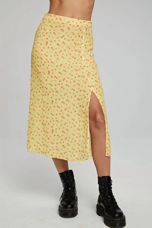 Affordable Women's Outfit Buttercup Ditsy Skirt In Yellow