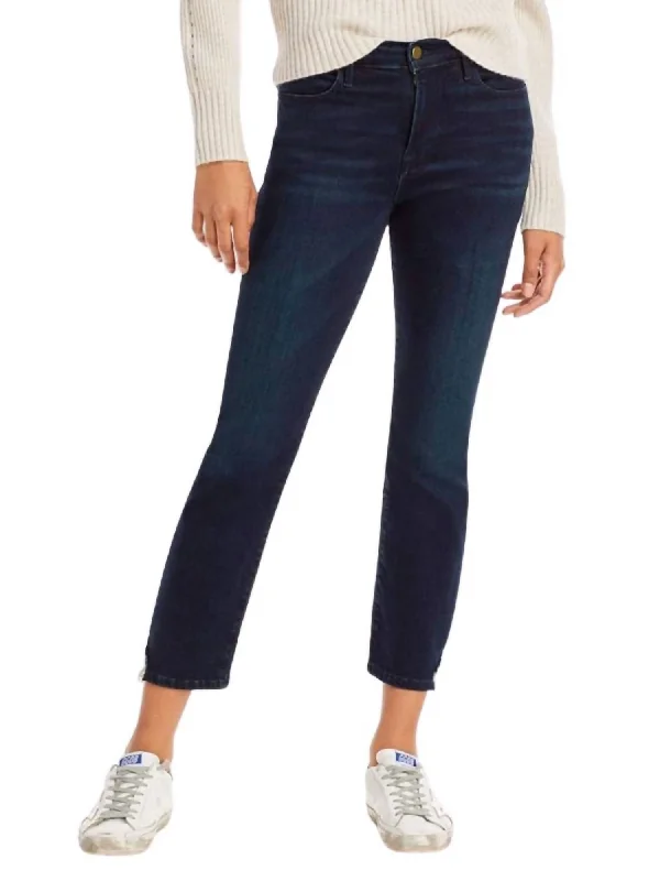 Women's Trendy Garments Le High High Rise Straight Leg Jeans In Porter Chew