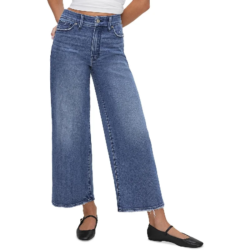 Stylish Women's Outfit Womens High Rise Wide Legged Wide Leg Jeans