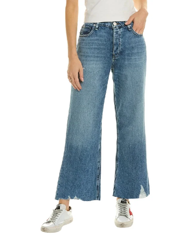 Women's Apparel And Garments HUDSON Jeans Rosie Thunder Force Wide Leg Jean