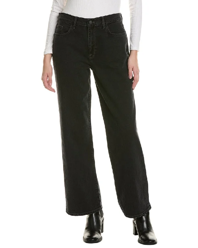 Charming Women's Holiday Apparel Triarchy Ms. Miley Aurora Loved Black Baggy Jean