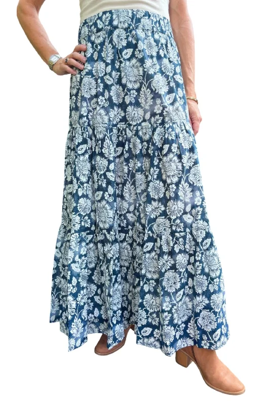 Women's Festive Attire Ariana Maxi Skirt In Egyptian Blue