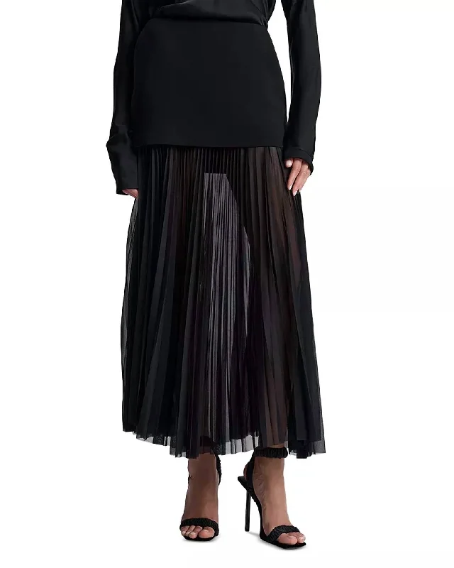 Stylish And Comfortable Clothing For Women Willa Maxi Skirt In Black