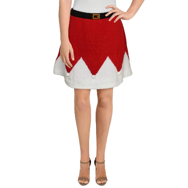 Comfortable Outfit For Women Juniors Womens Christmas Holiday Mini Skirt