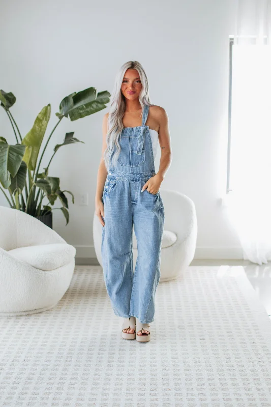 Women's Comfy Attire For Lounging Danni Denim Overalls