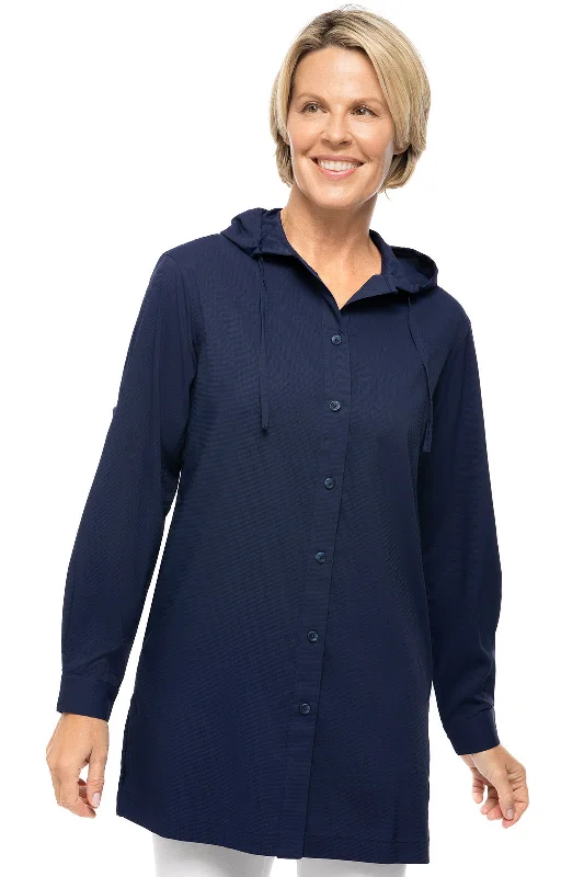 Comfortable Women's Clothing Women's Iztapa Beach Shirt | Navy