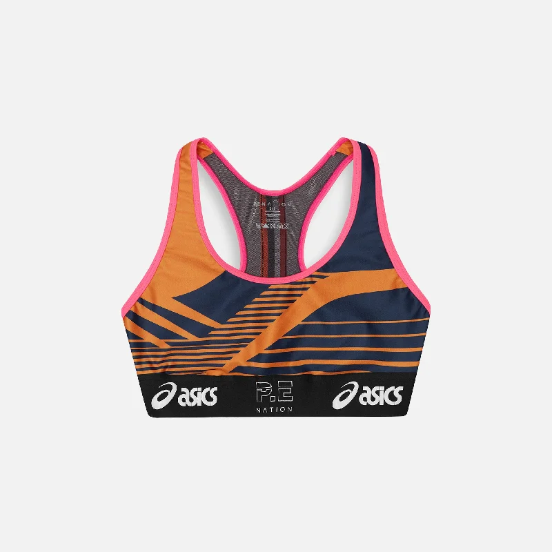 Women's Vacation Outfit Set P.E Nation x Asics Sequence Sports Bra - Golden Oak