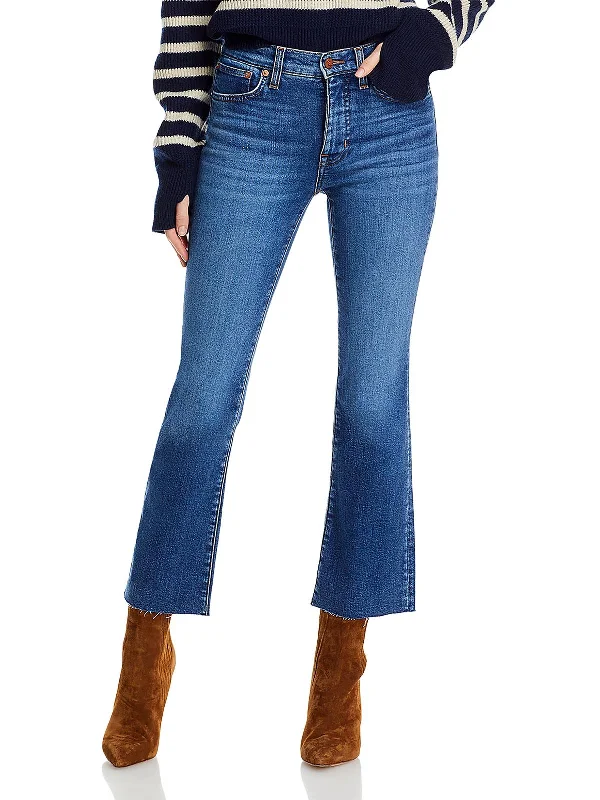 Women's Trendy Outfit Womens HighRise Cropped Bootcut Jeans