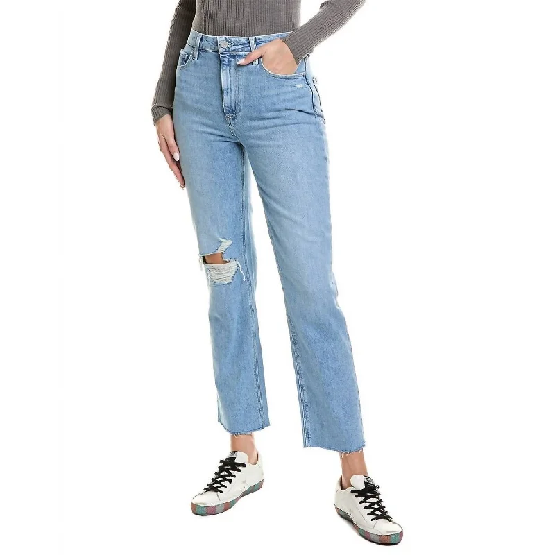 Women's Stylish Vacation Attire Stella Straight Jean In Gnarly Destructed