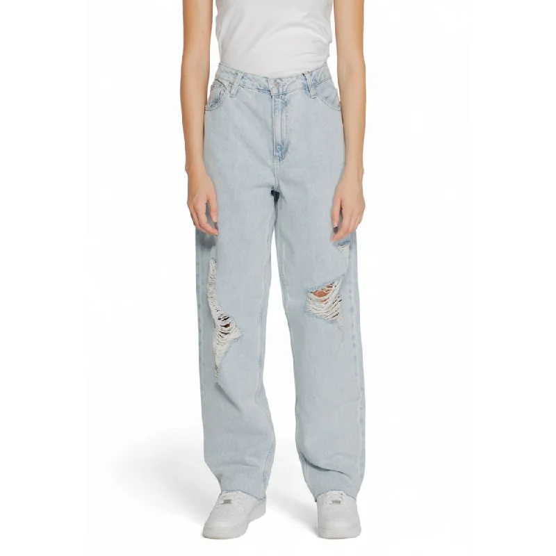 Women's Evening Clothes Calvin Klein Jeans blue Cotton Jeans & Women's Pant