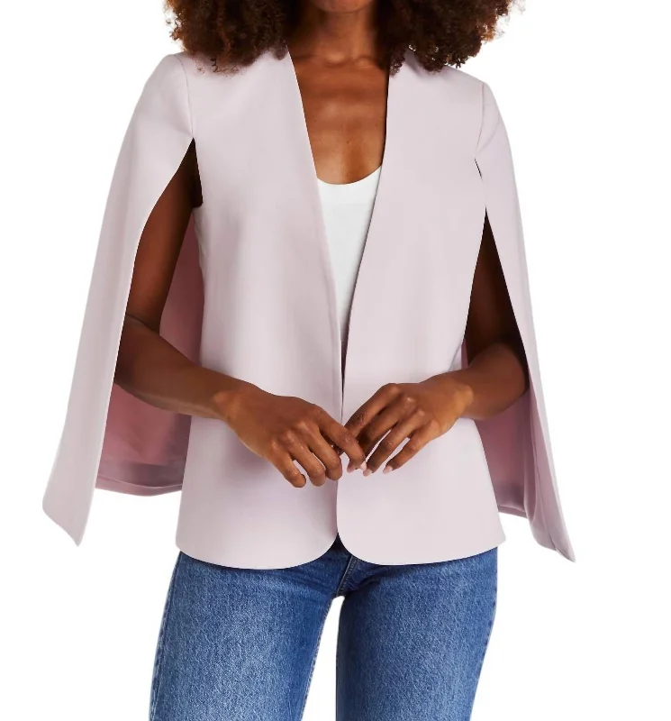 Charming Everyday Clothing For Women Aria Cape Jacket In Wysteria