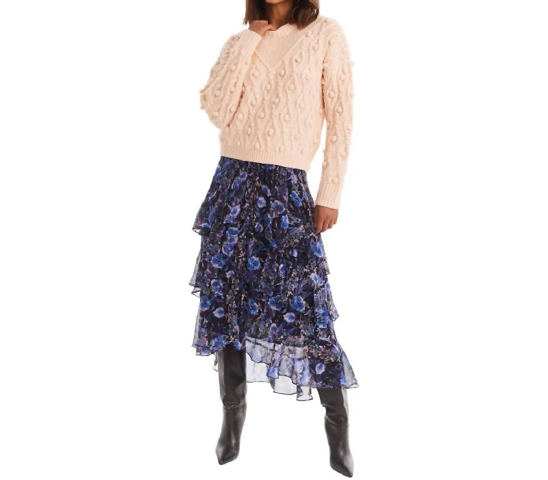 Casual Clothes For Women Ella Midi Skirt In Fall Florals