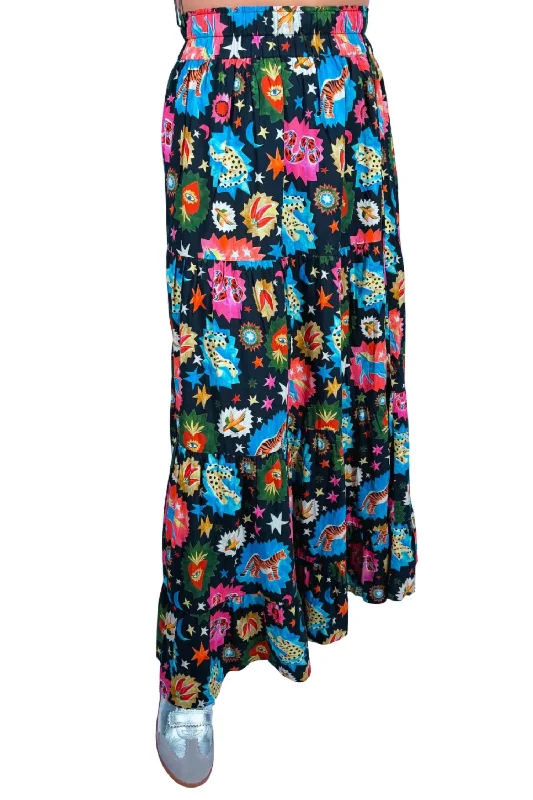 Women's Evening Garments Savannah Maxi Skirt In Cosmic Black