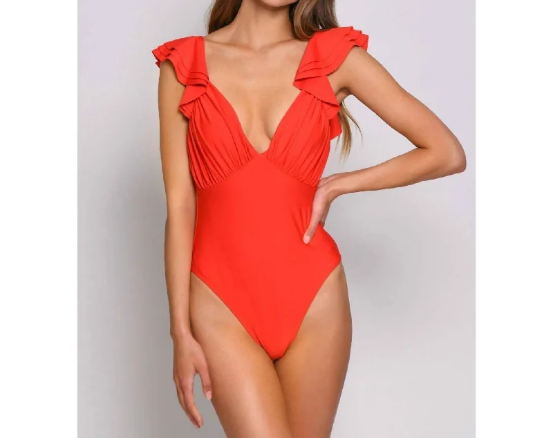 Luxury Women's Clothes Cala One Piece In Red