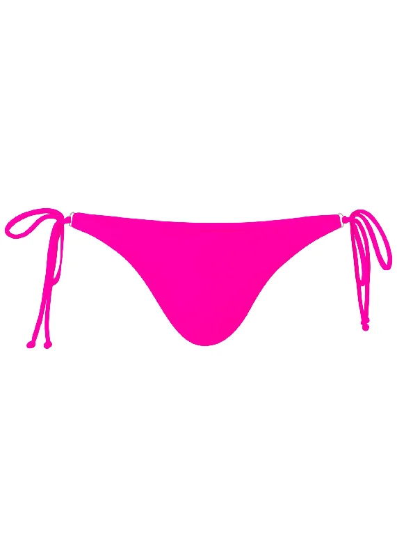 Women's Everyday Clothes Cheeky Tie Side Bottom - Electric Pink