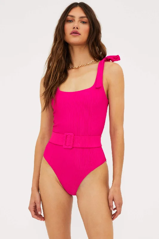 Comfortable Women's Clothes Sydney One Piece Bright Fuchsia