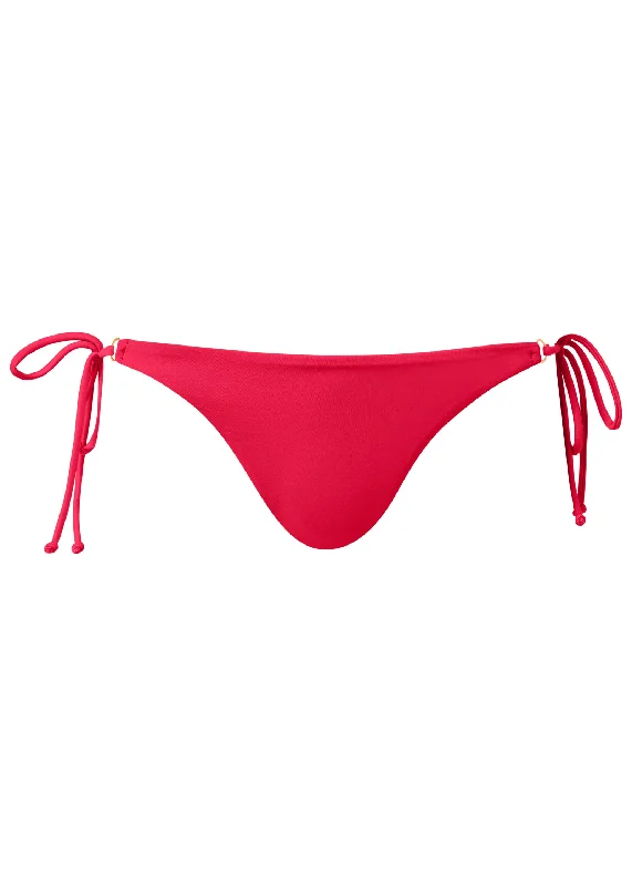 High-Fashion Women's Clothing Cheeky Tie Side Bottom - Red Hot