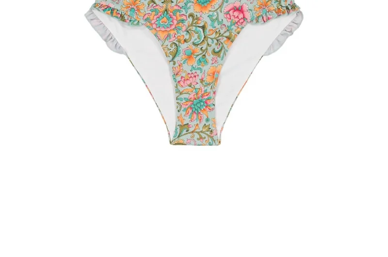 Comfortable Women's Clothes Women's Baya Bikini Bottom In Water River Flowers