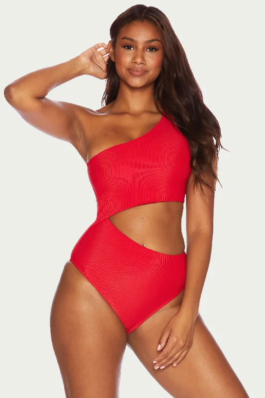 Women's Clothes For Work Celine One Piece Red