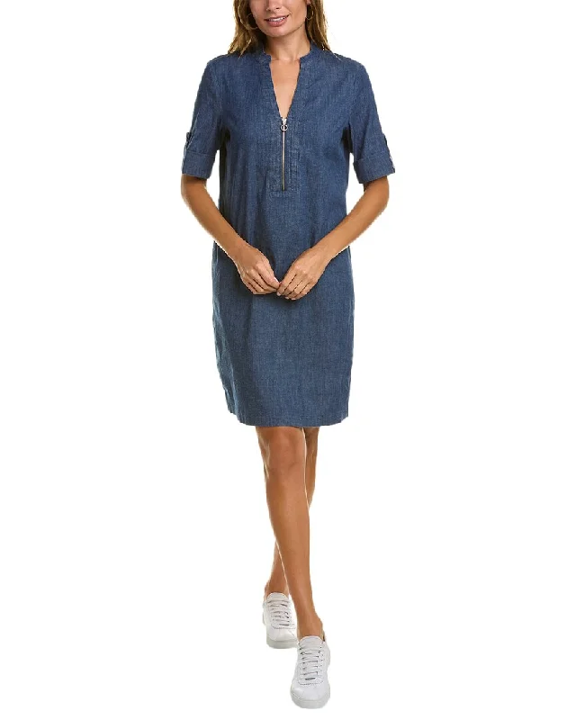 Women's Clothes And Garments Anne Klein Denim Shift Dress