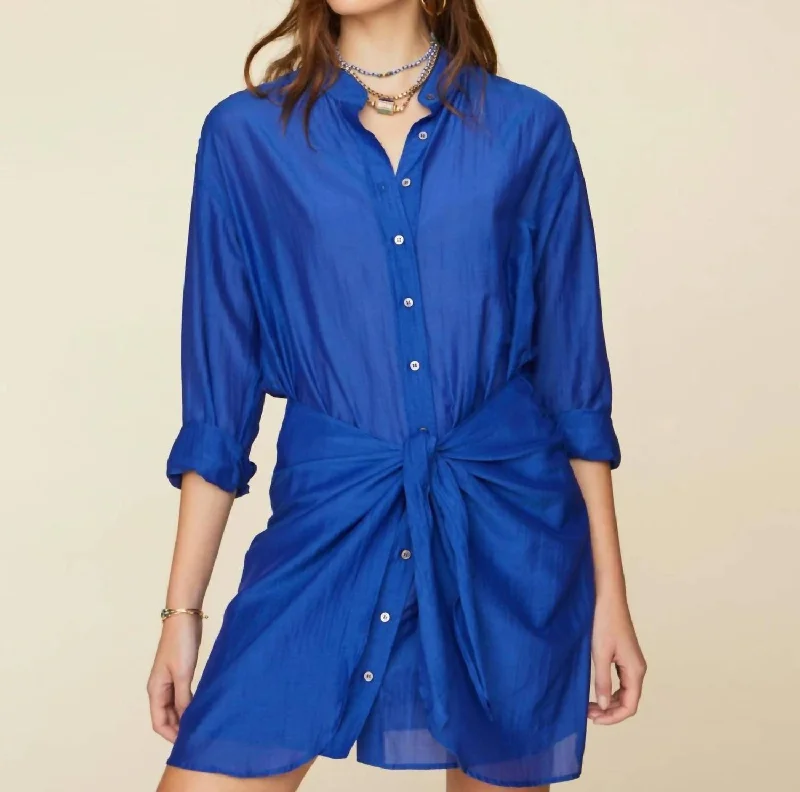 Formal Clothing For Women Arly Mini Dress In Lapis Lazuli