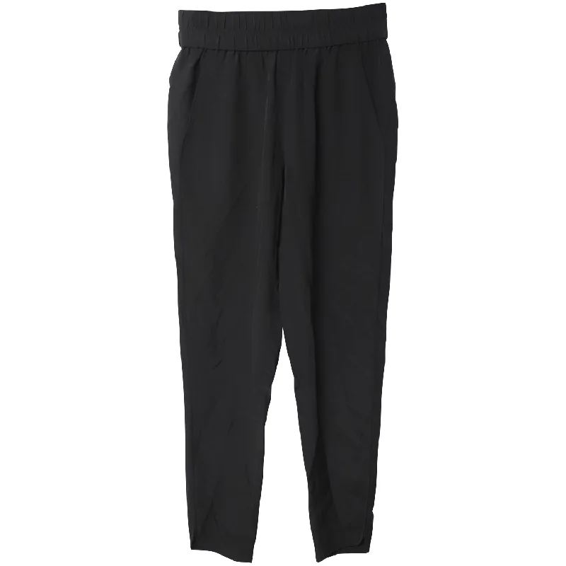 Women's Chic Outerwear Outfit Alexander Wang Straight Leg Trousers in Black Viscose