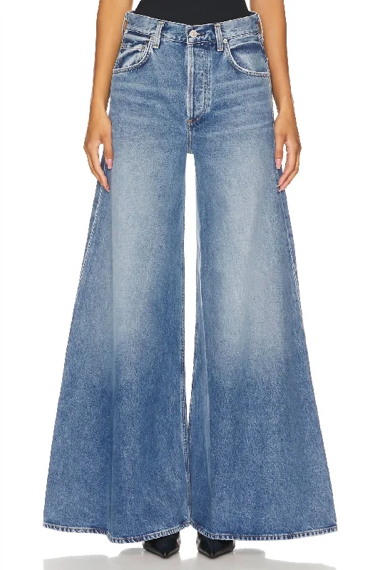 Women's Clothing Apparel Amari Ultra Wide Leg Jean In Dweller