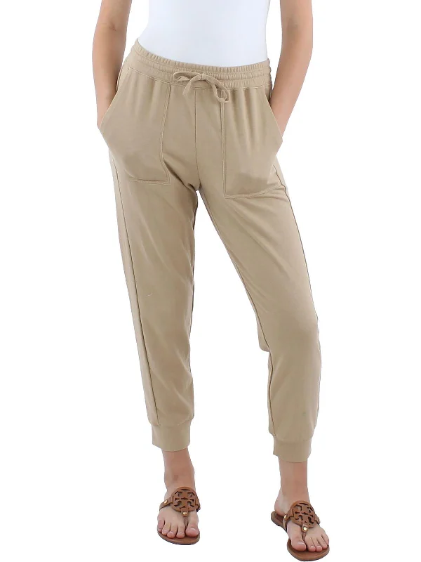 Women's Everyday Clothes Georgie Womens Ribbed Pocket Wide Leg Pants