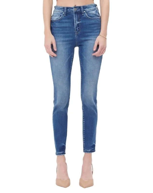 Women's Vintage Attire High Rise Ankle Skinny Jean In Mataro