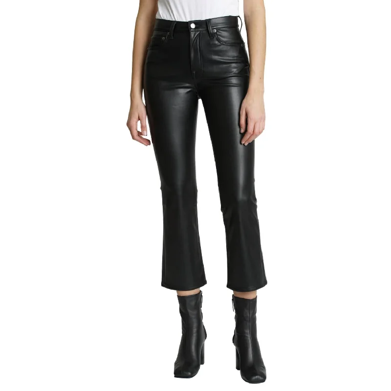 Women's Festive Attire Lennon Coated Bootcut Jeans In Slate Black