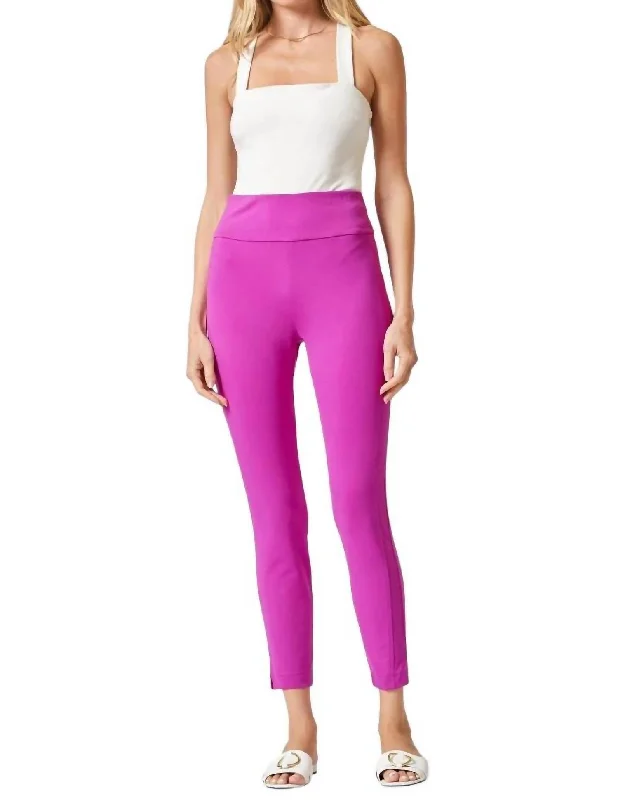 Women's Garments Magic High Waisted Skinny Pant 26" In Spring Magenta