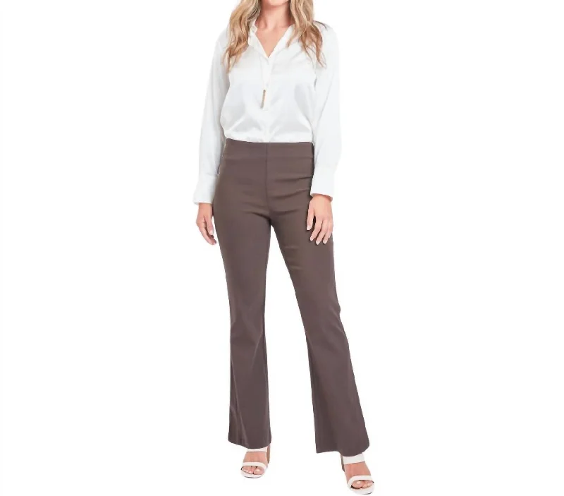 Timeless Women's Garments Missy Pull On Bootcut Pants In Clove