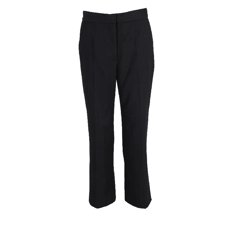 Women's Clothing For Work Stella McCartney Carlie Cropped Trousers in Black Wool