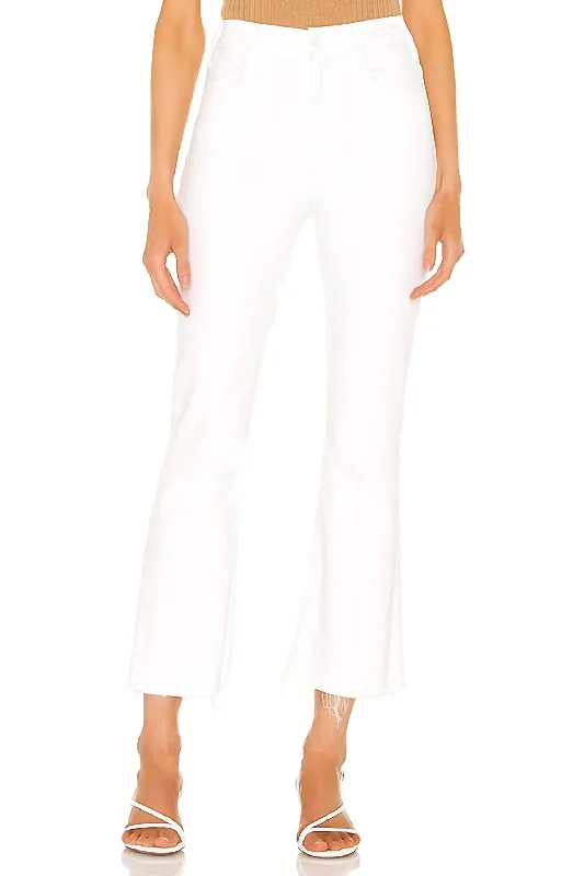 Women's Elegant Evening Attire The Hustler Ankle Fray Pants In Fairest Of Them All