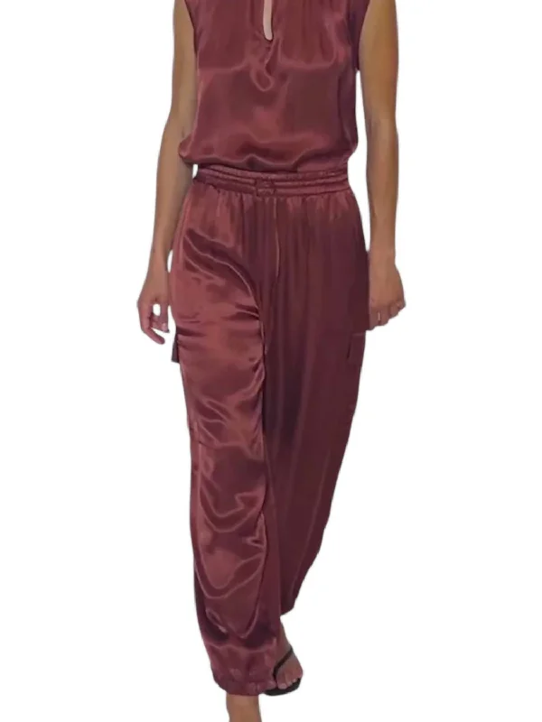 Women's Elegant Evening Attire Women's Carlo Trouser In Cinnamon